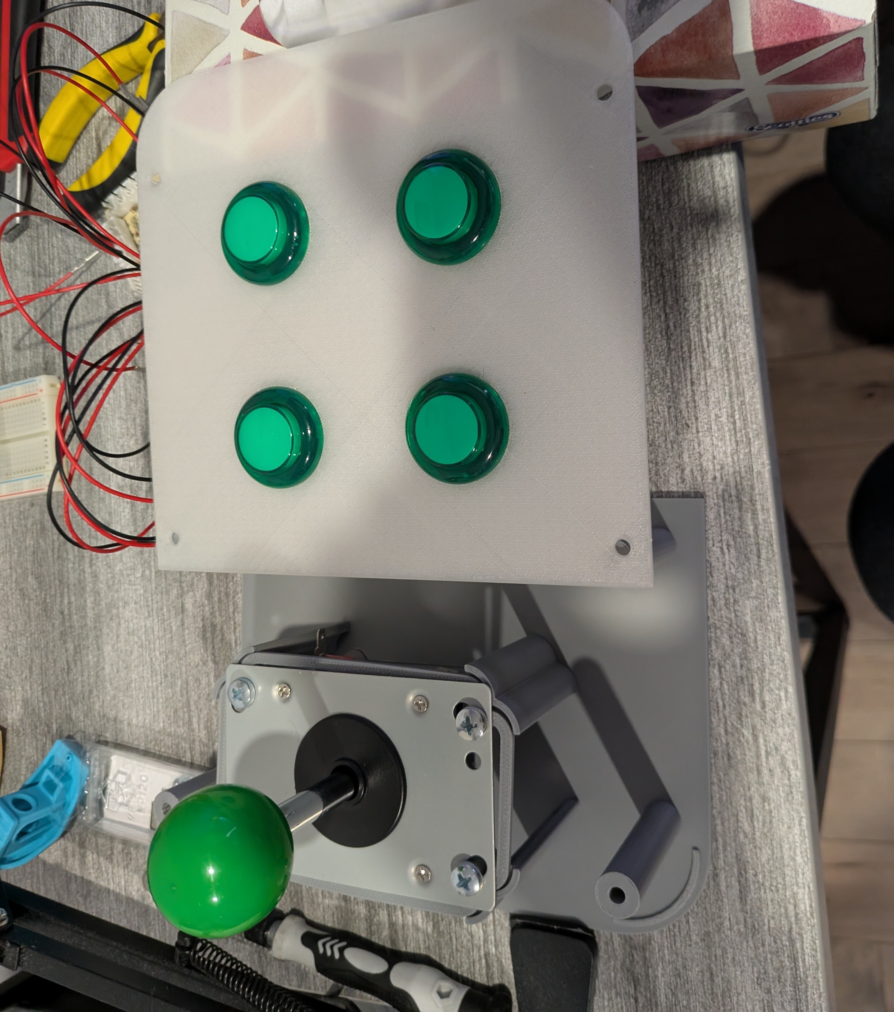 Early progress on the first arcade cabinet build