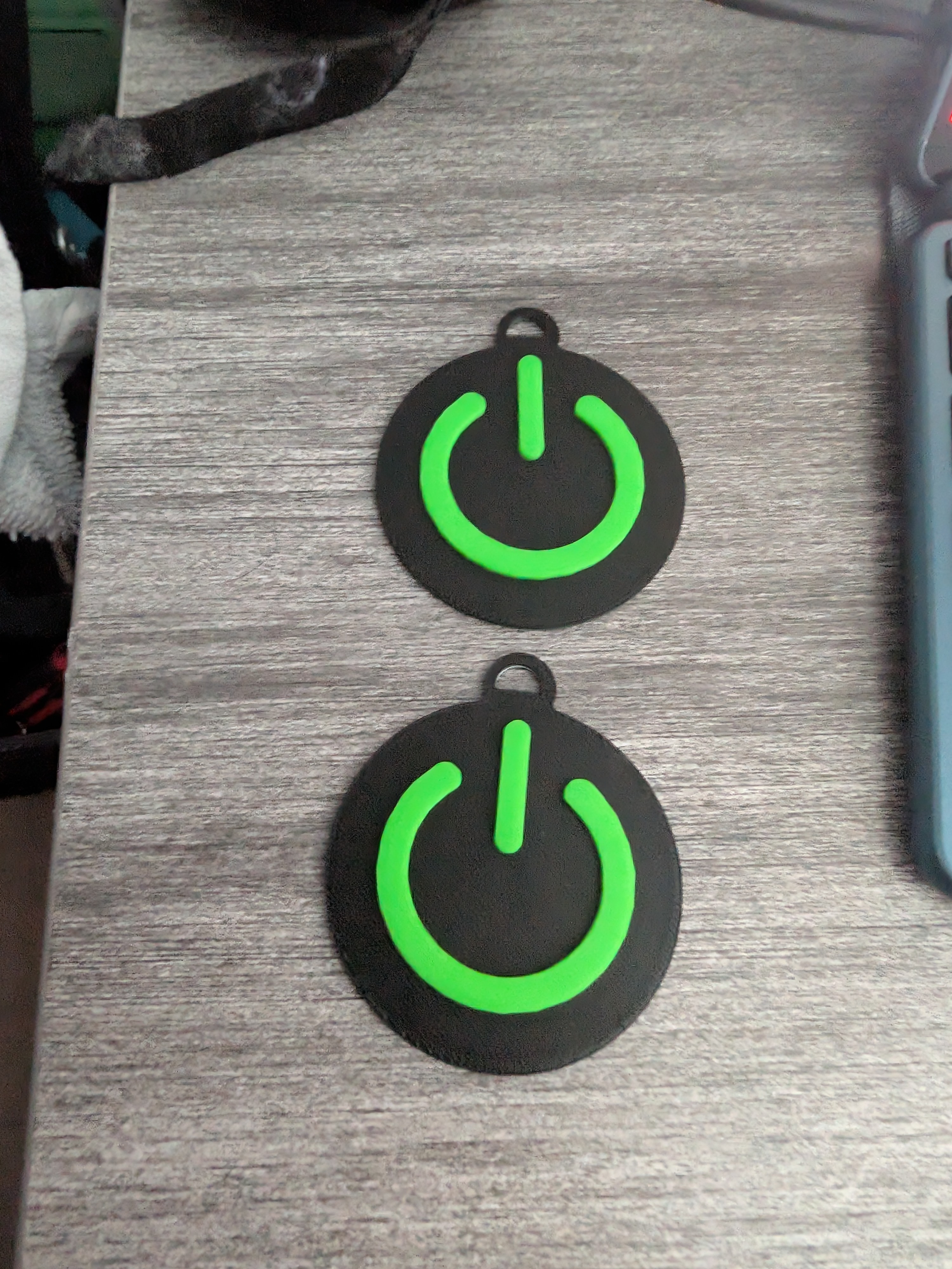 Additional 3D printed keychains