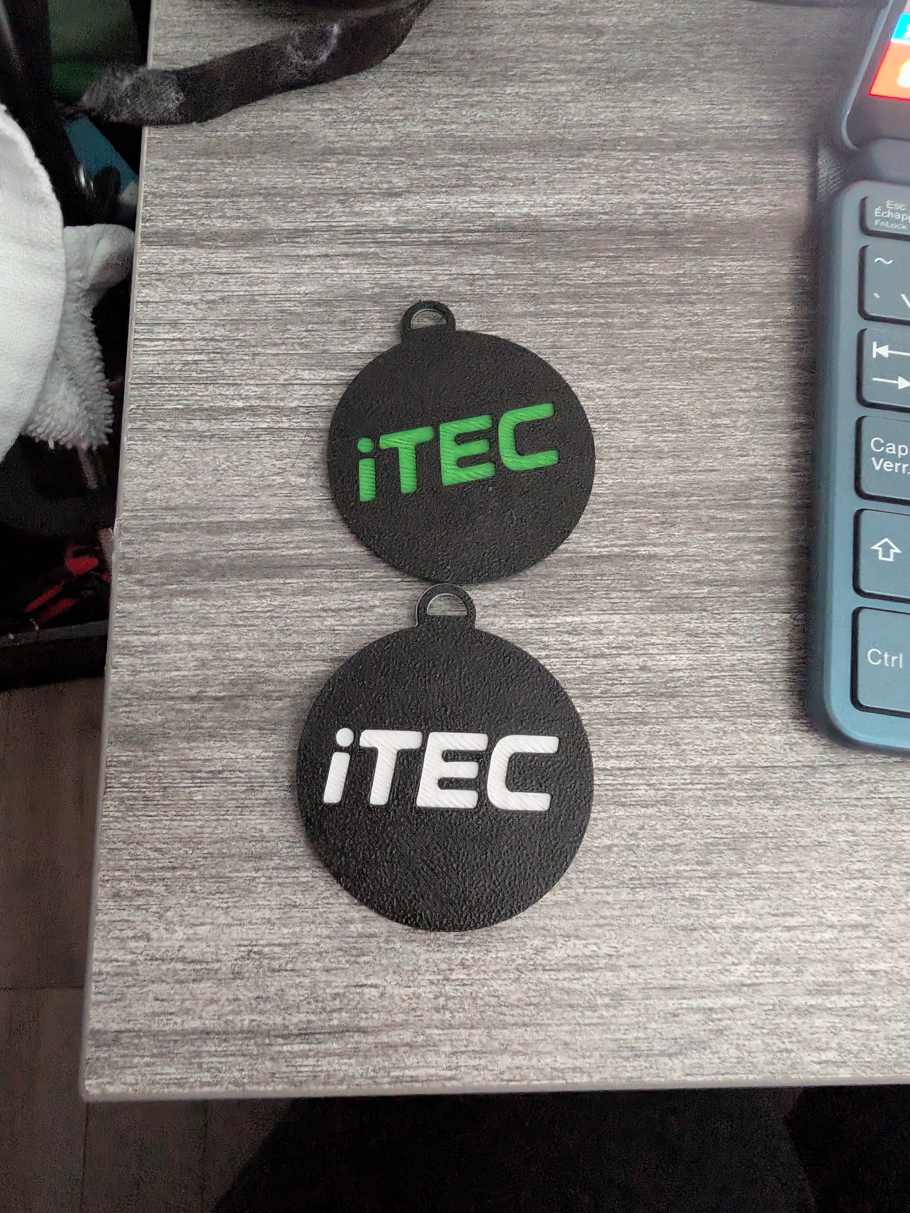 More 3D printed keychains